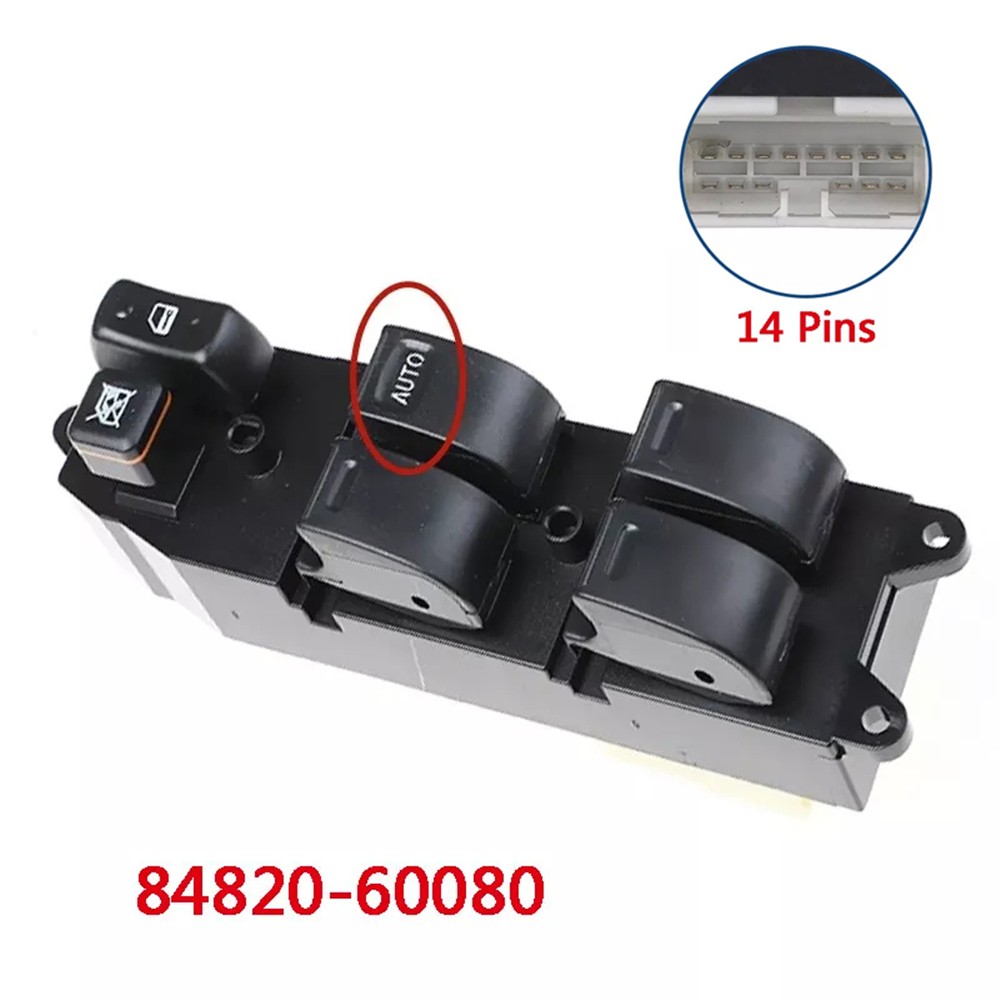 RHD Window Lifter Switch 8482060080 For Toyota Land Cruiser Prado 90/95 Series