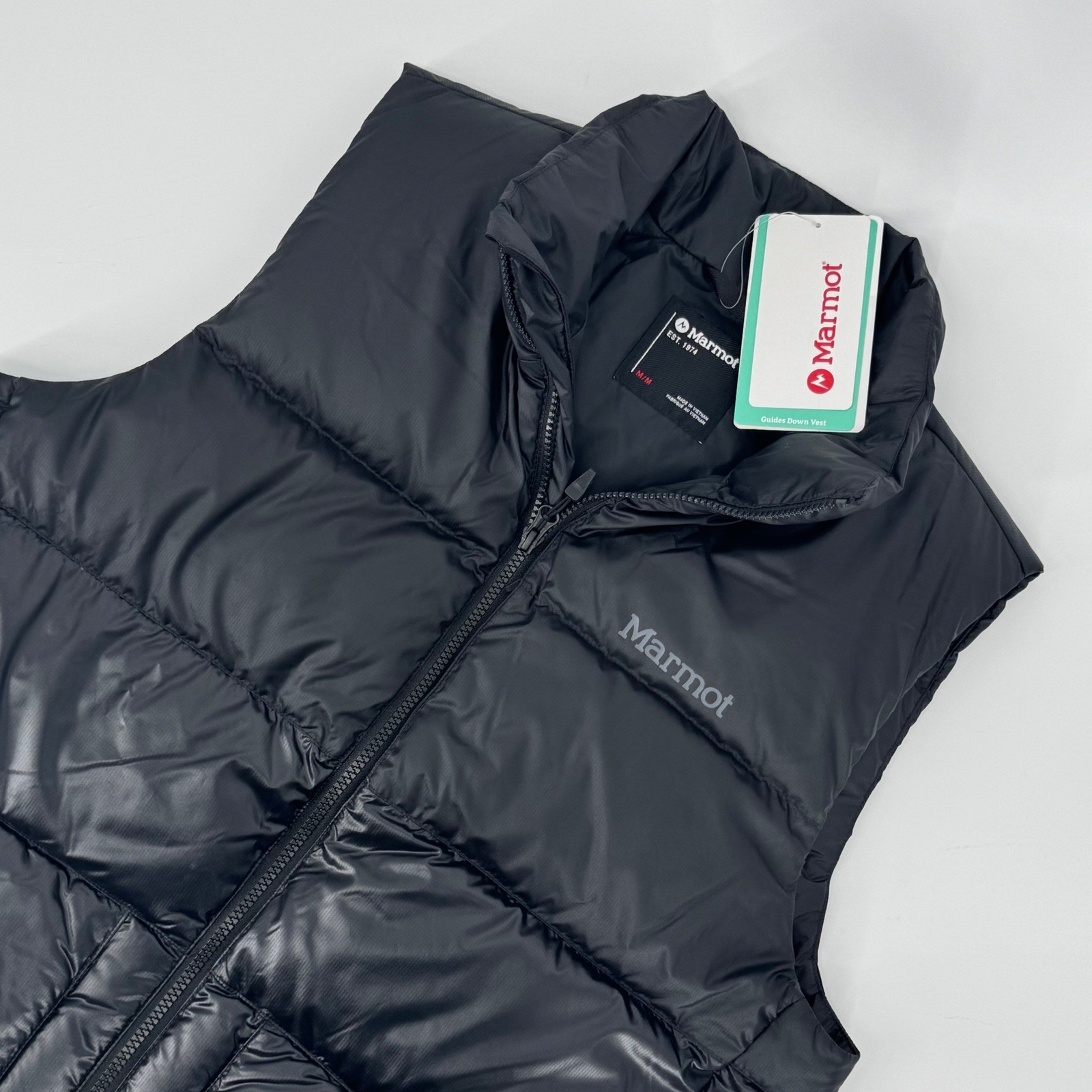 Marmot Guides Down Vest Black M Men\'s NWT Puffer F24 M15905