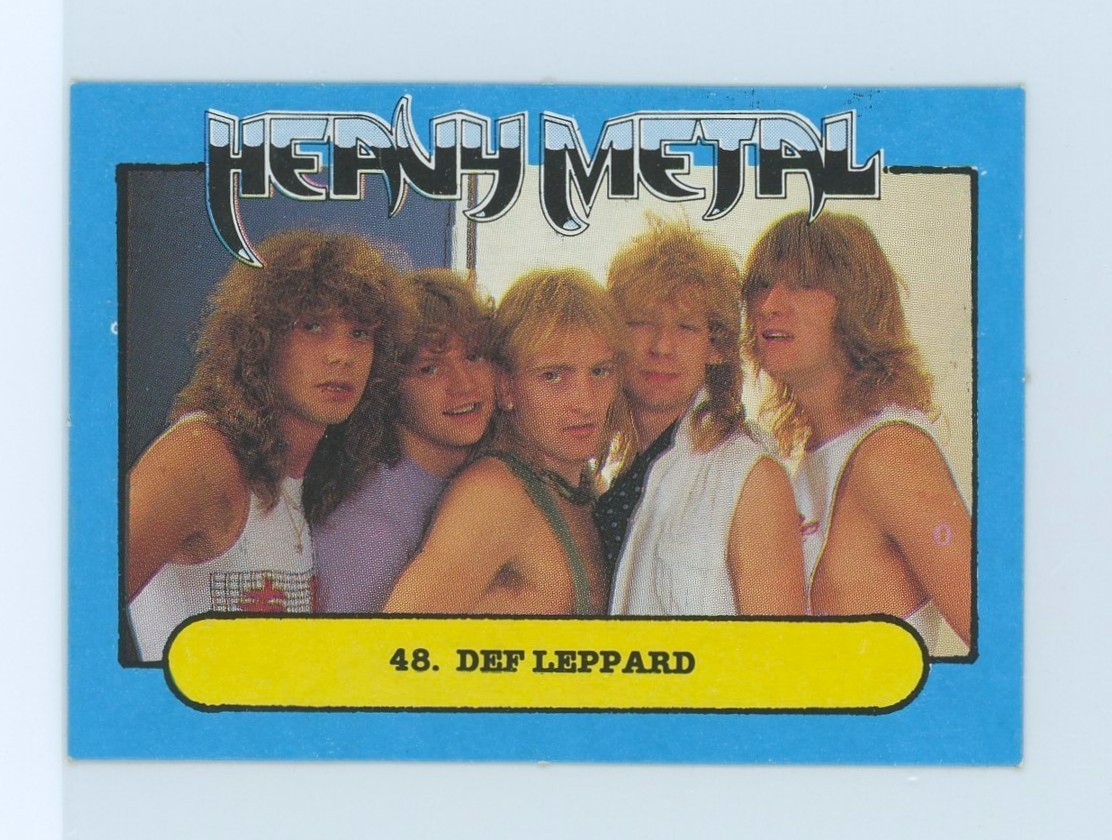 MEGA RARE 1988 Monty Gum Heavy Metal Def Leppard MEGA RARE 1988 Monty Gum Heavy Metal Def Leppard