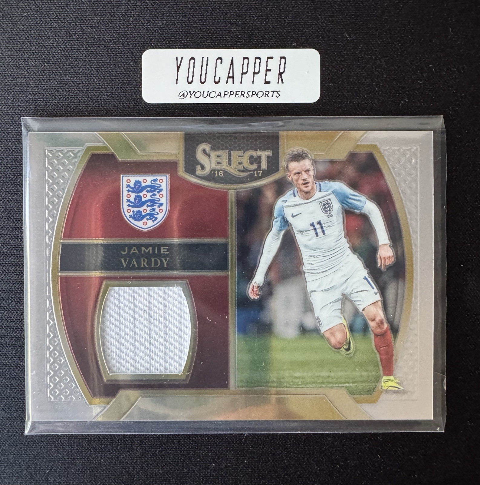 2016-17 Panini Select - Memorabilia Jamie Vardy #M-JVA (MEM) 2016-17 Panini Select - Memorabilia Jamie Vardy #M-JVA (MEM)