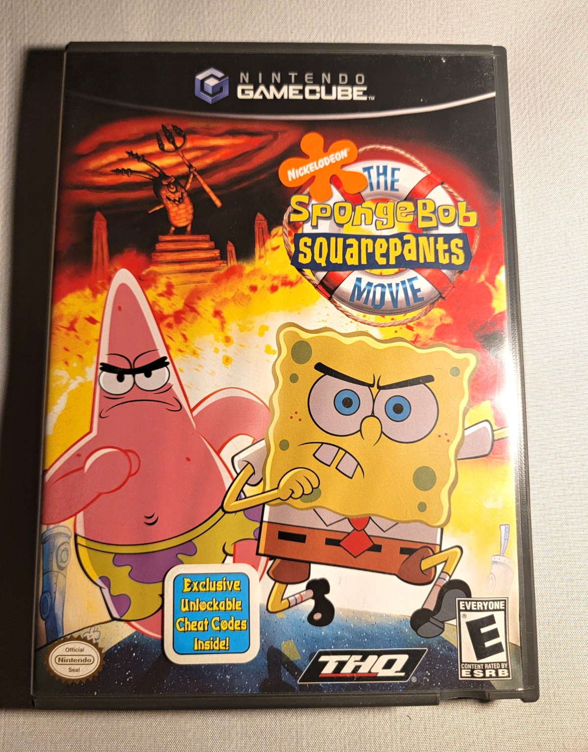 THQ The SpongeBob SquarePants Movie Nintendo GameCube 2004 E NTSC Manual THQ The SpongeBob SquarePants Movie Nintendo GameCube 2004 E NTSC Manual
