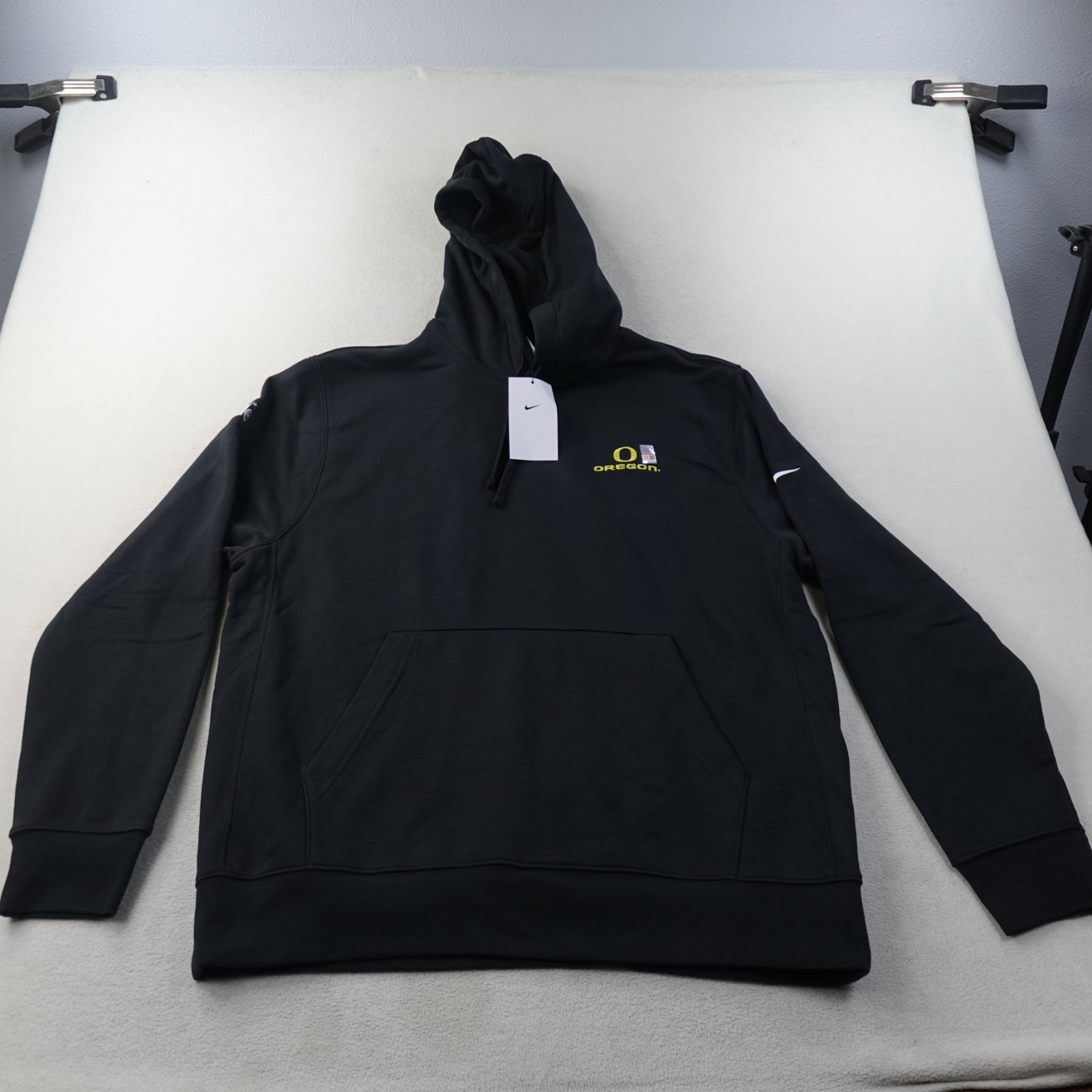 Nike Oregon Ducks Hoodie Mens L Black Modelo Club Fleece DR1499 NWT