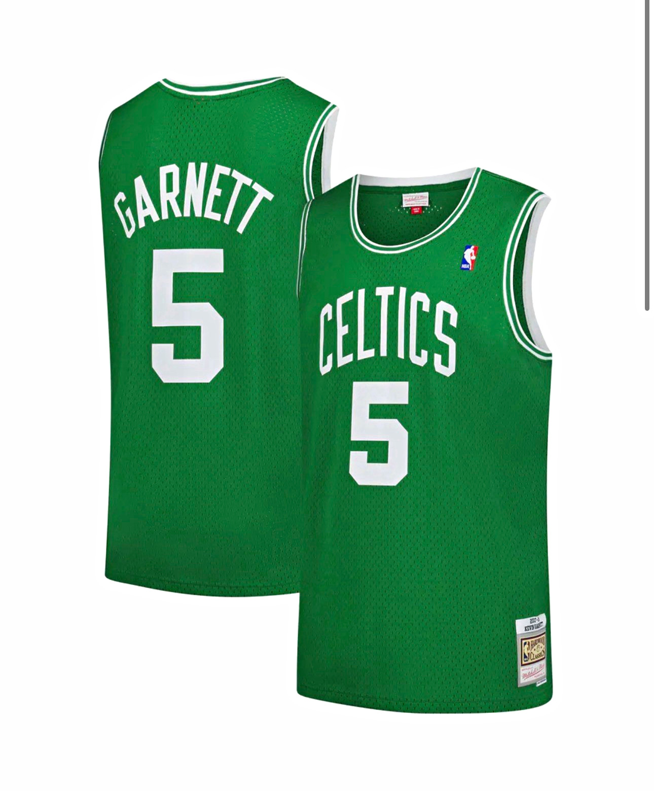 Mitchell & Ness Kevin Garnett #5 Boston Celtics Green NBA Jersey