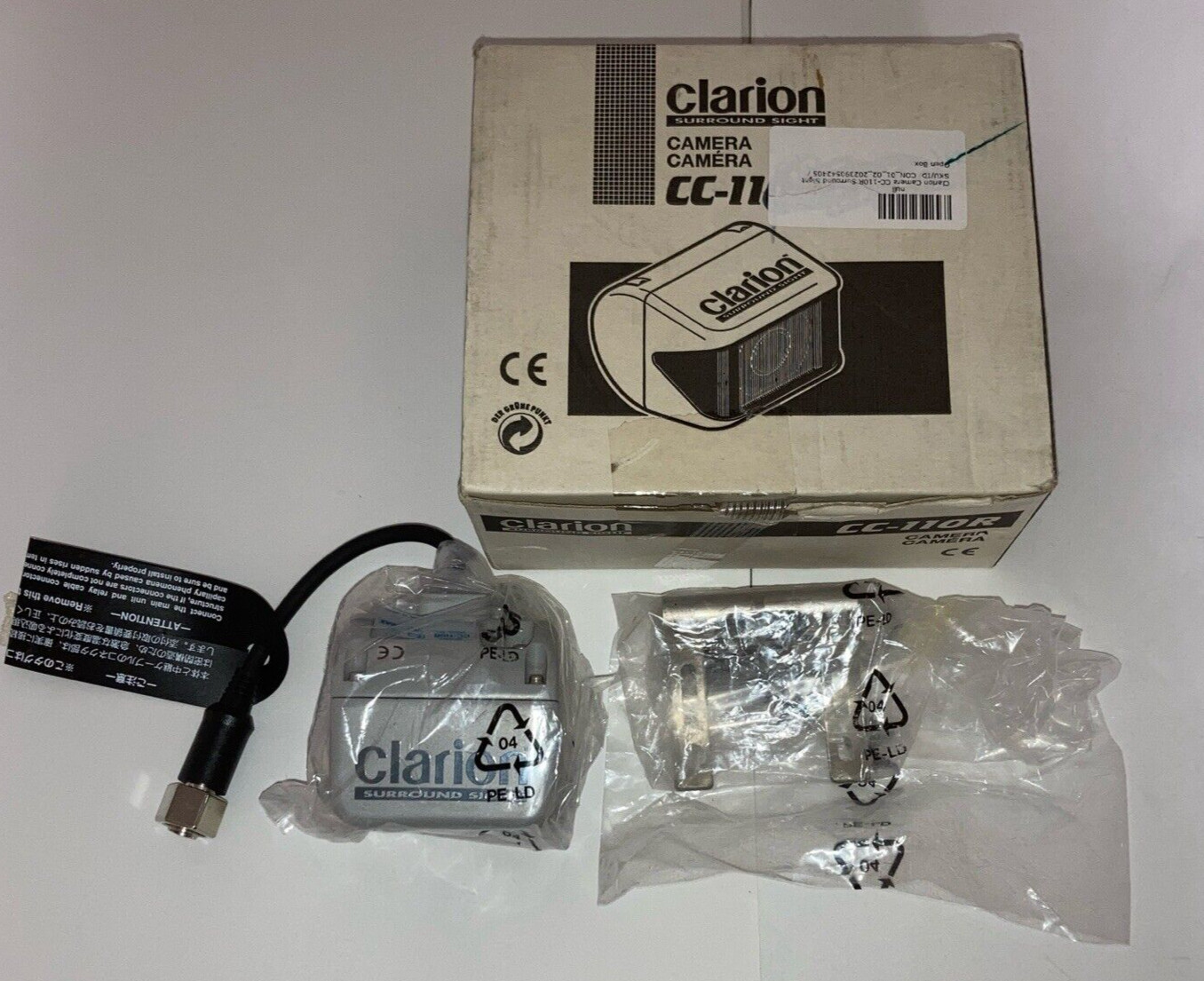 Vintage Clarion CC110R Surround Sight Rear View Backup Camera Made in Japan