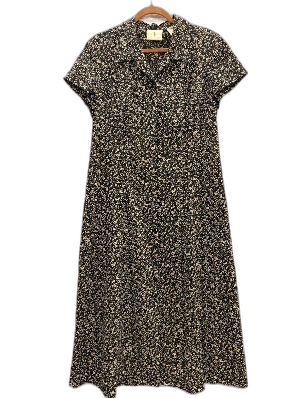 VTG First Issue Liz Claiborne 90s Ditsy Floral Midi Shirt Dress: Size 8