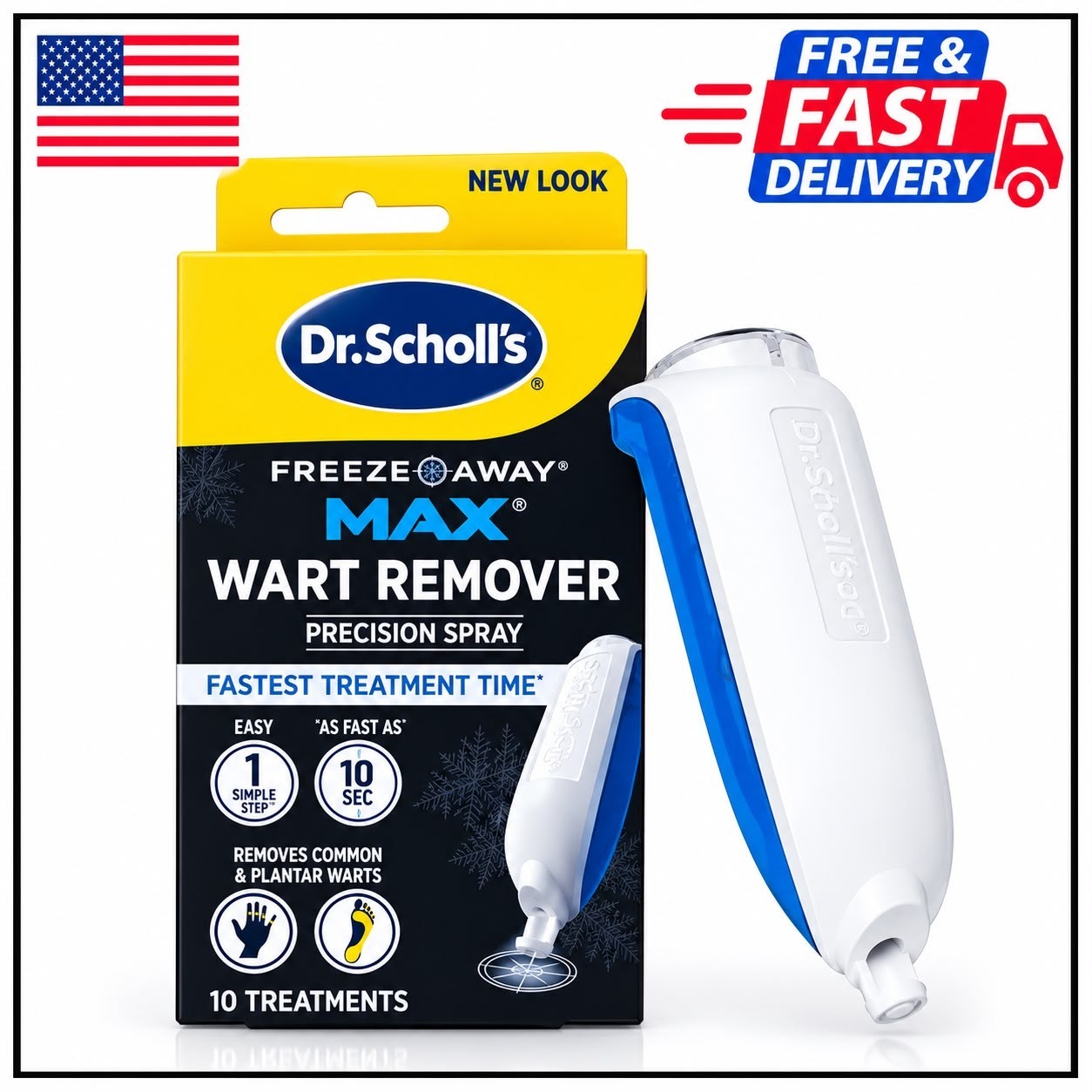 Dr. Scholl\'s Freeze Away MAX Wart Remover, 10 Treatments