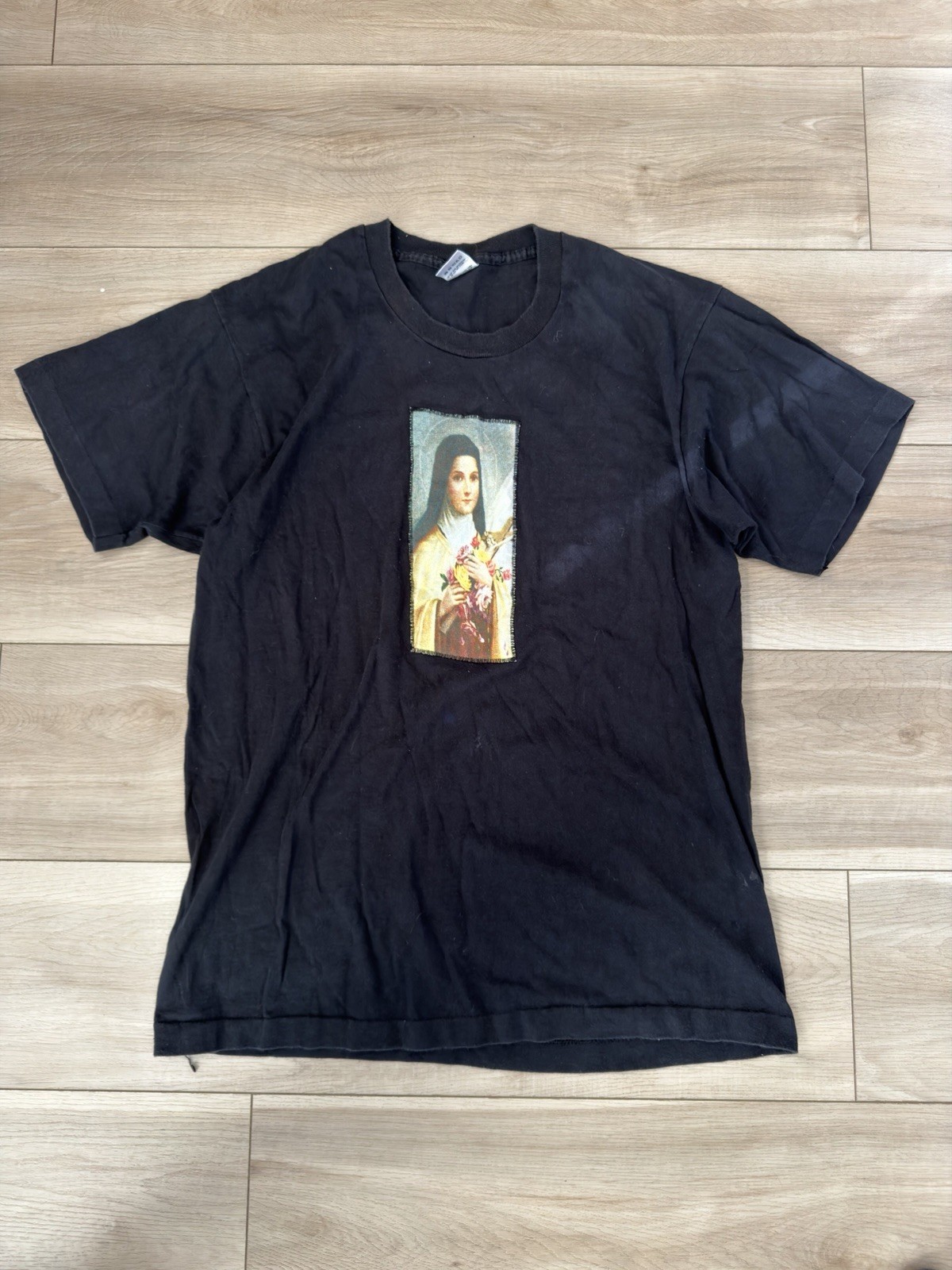 Archaic Smile- 1993 Vintage Patch Tee - Single Stitch- Large- Grail