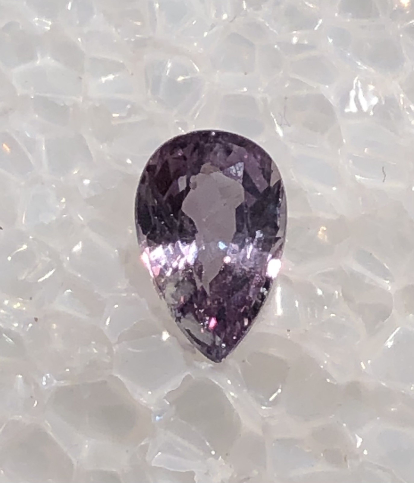 .58ct Natural Alexandrite-Tanzania-Pear-Good CC