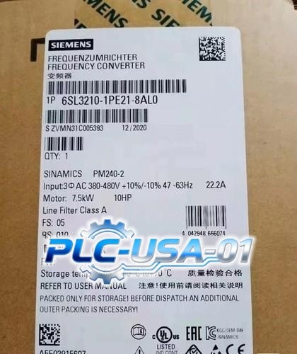 6SL3210-1PE21-8AL0 1PCS Brand New Siemens 6SL3210-1PE21-8AL0  Fast delivery
