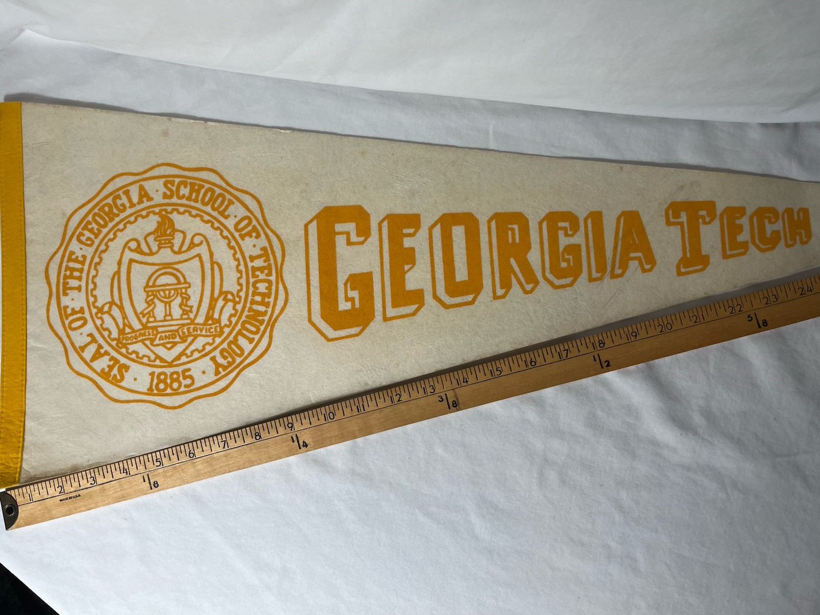 Vtg Georgia Tech full size pennant Vtg Georgia Tech full size pennant