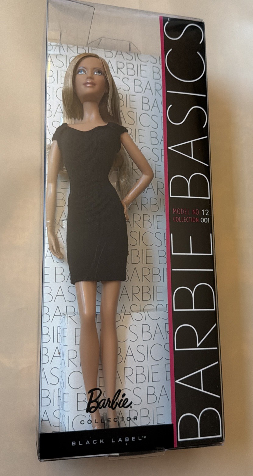 Barbie Basics Model No. 12 Collection 001 Black Label 2009 Mattel NRFB Barbie Basics Model No. 12 Collection 001 Black Label 2009 Mattel NRFB