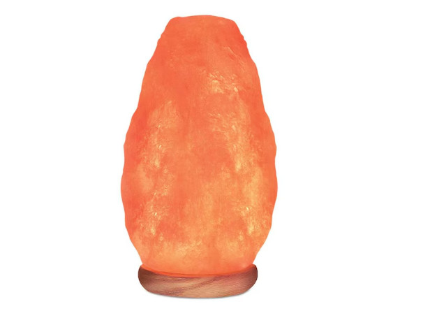 Himalayan Glow 8.32 in. Ionic Natural Crystal Salt Lamp, 5-7 lbs.
