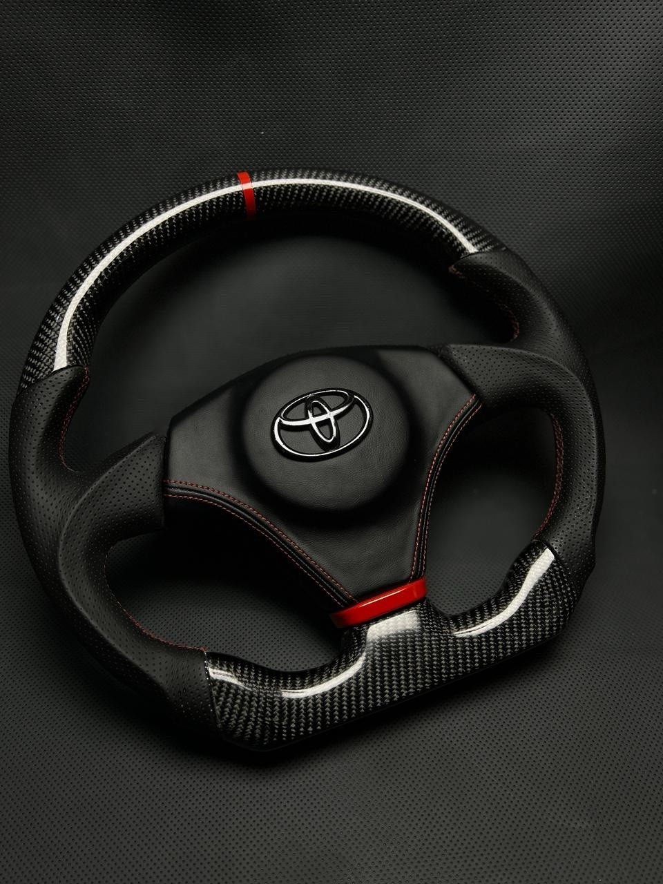 TRD CARBON FIBER Steering Wheel for TOYOTA CELICA, MR2 SPYDER, Supra MK4 JZA80