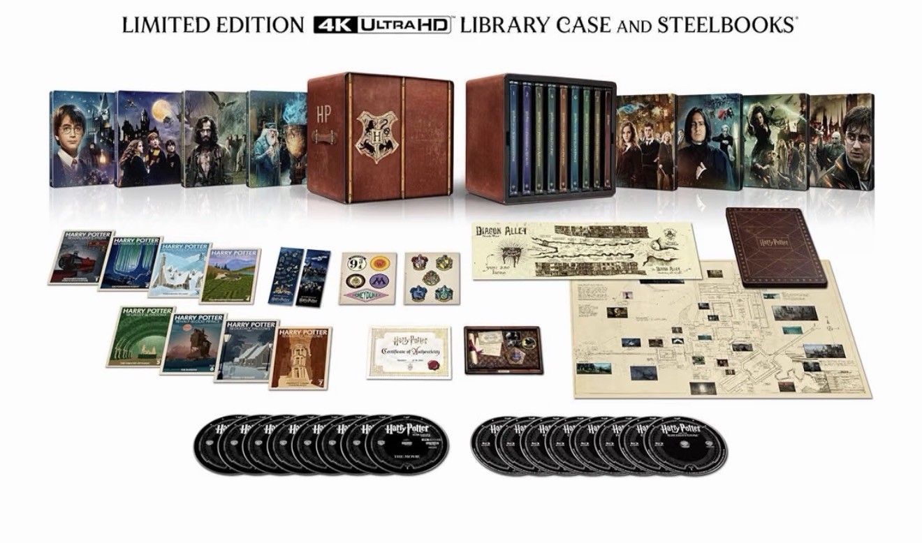 Harry Potter 8-Film Collection 4K UHD Steelbook Set New In Hand Harry Potter 8-Film Collection 4K UHD Steelbook Set New In Hand