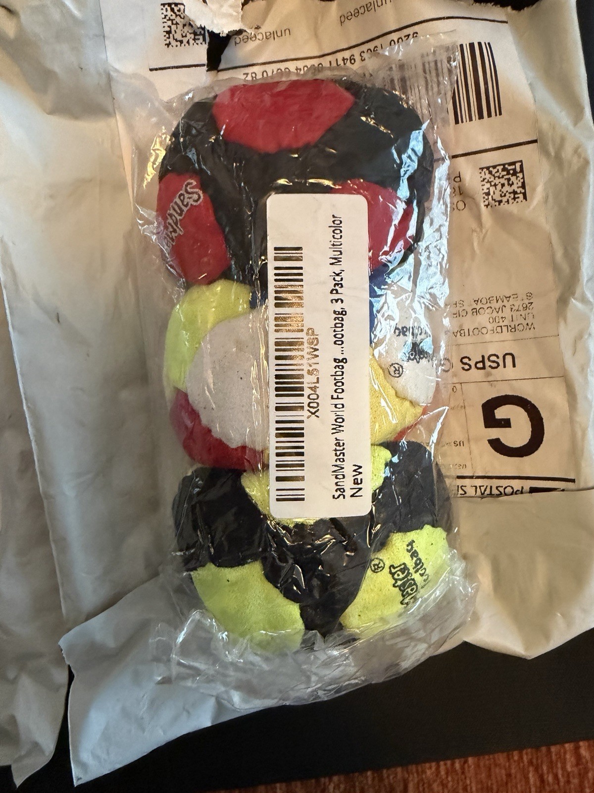 World Footbag SandMaster Hackey Sack Andy Linder Special 3 Pack IN HAND World Footbag SandMaster Hackey Sack Andy Linder Special 3 Pack IN HAND