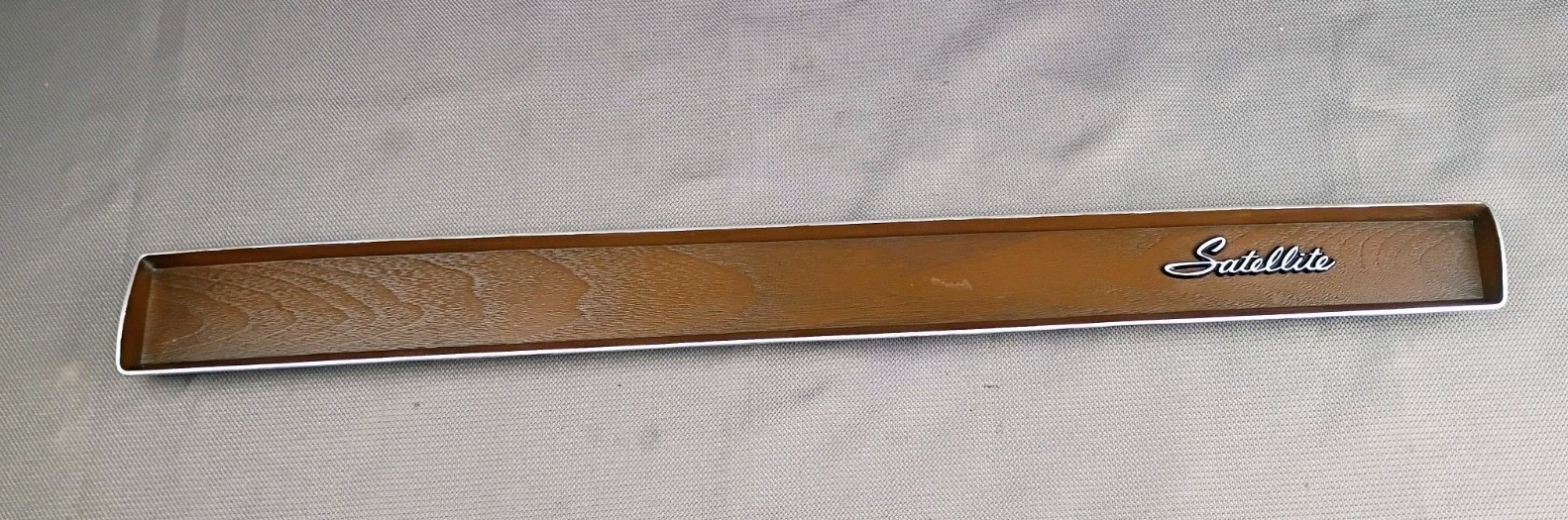 1971-1974 Mopar B Body Non AC Dash Woodgrain Bezel Trim Insert Satellite 2985985