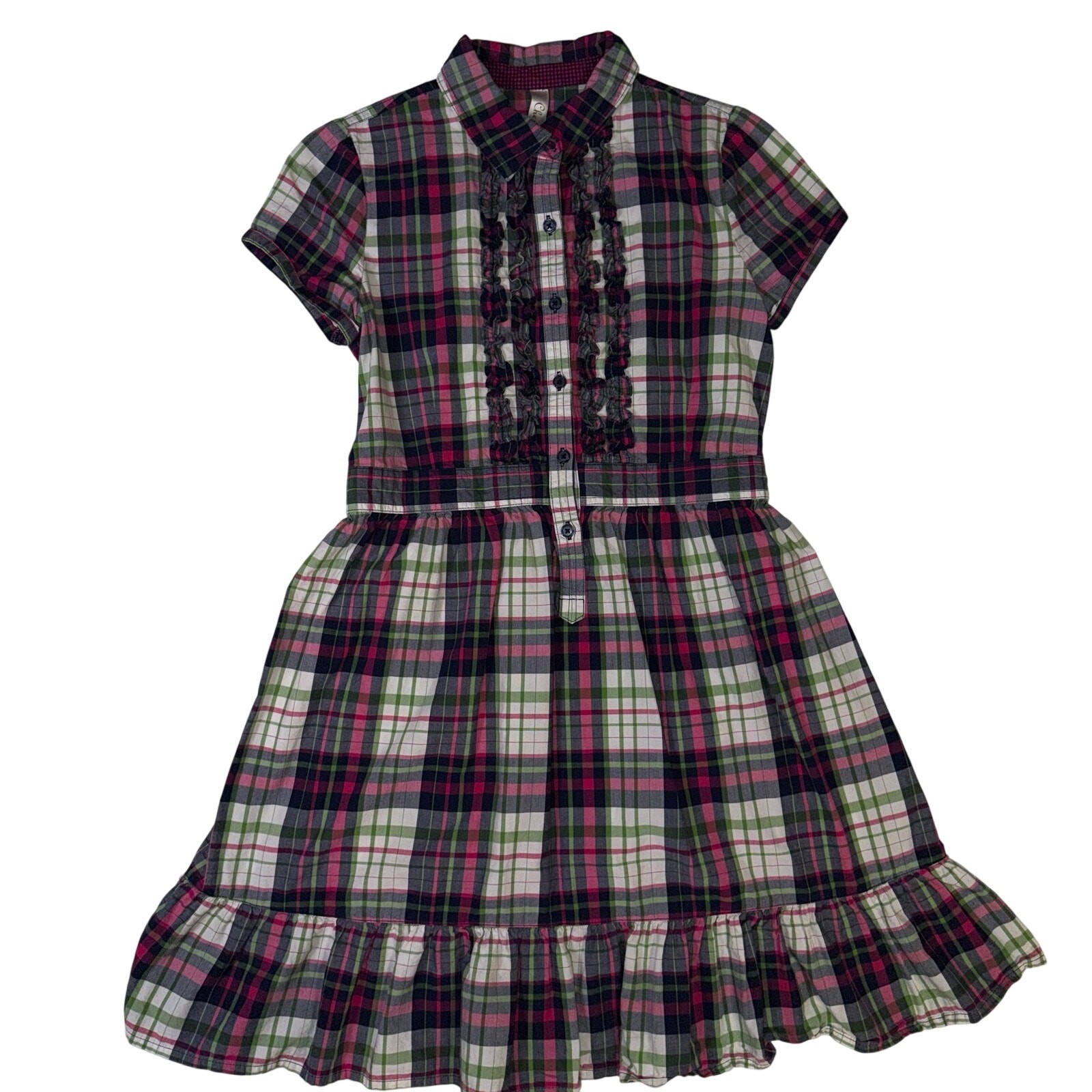 Girls Cherokee Plaid Dress – Size XL (14/16) – Pink, Blue & White – Spring/Fall Girls Cherokee Plaid Dress – Size XL (14/16) – Pink, Blue & White – Spring/Fall