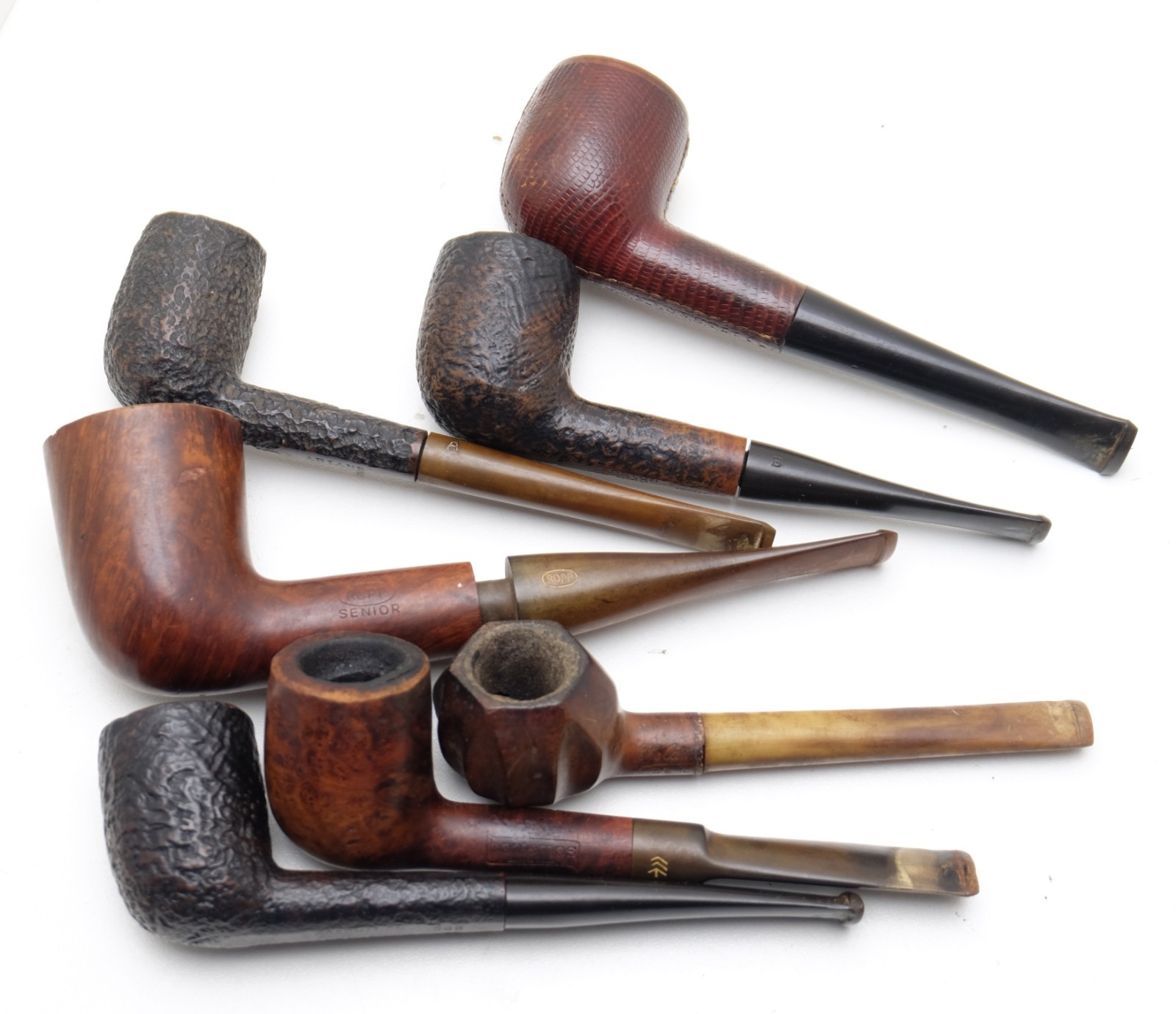 Lot of Smoking Pipes Ropp, Dr.Boston  etc for Restoration
