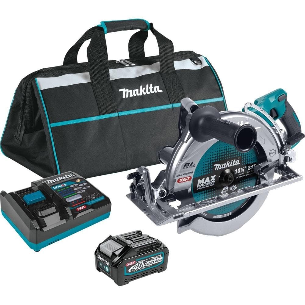 Makita GSR02M1 40V max XGT Circular Saw Kit Rear Handle 10 1/4in AWS Capable