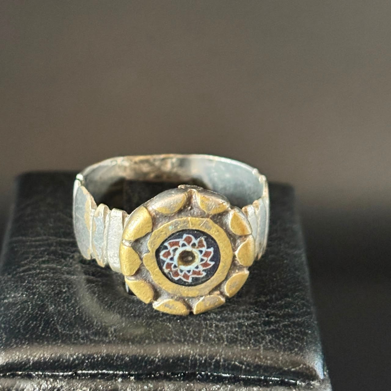 Rare Ancient Viking Silver Ring Engraved Old Stunning Antique Artifact Star