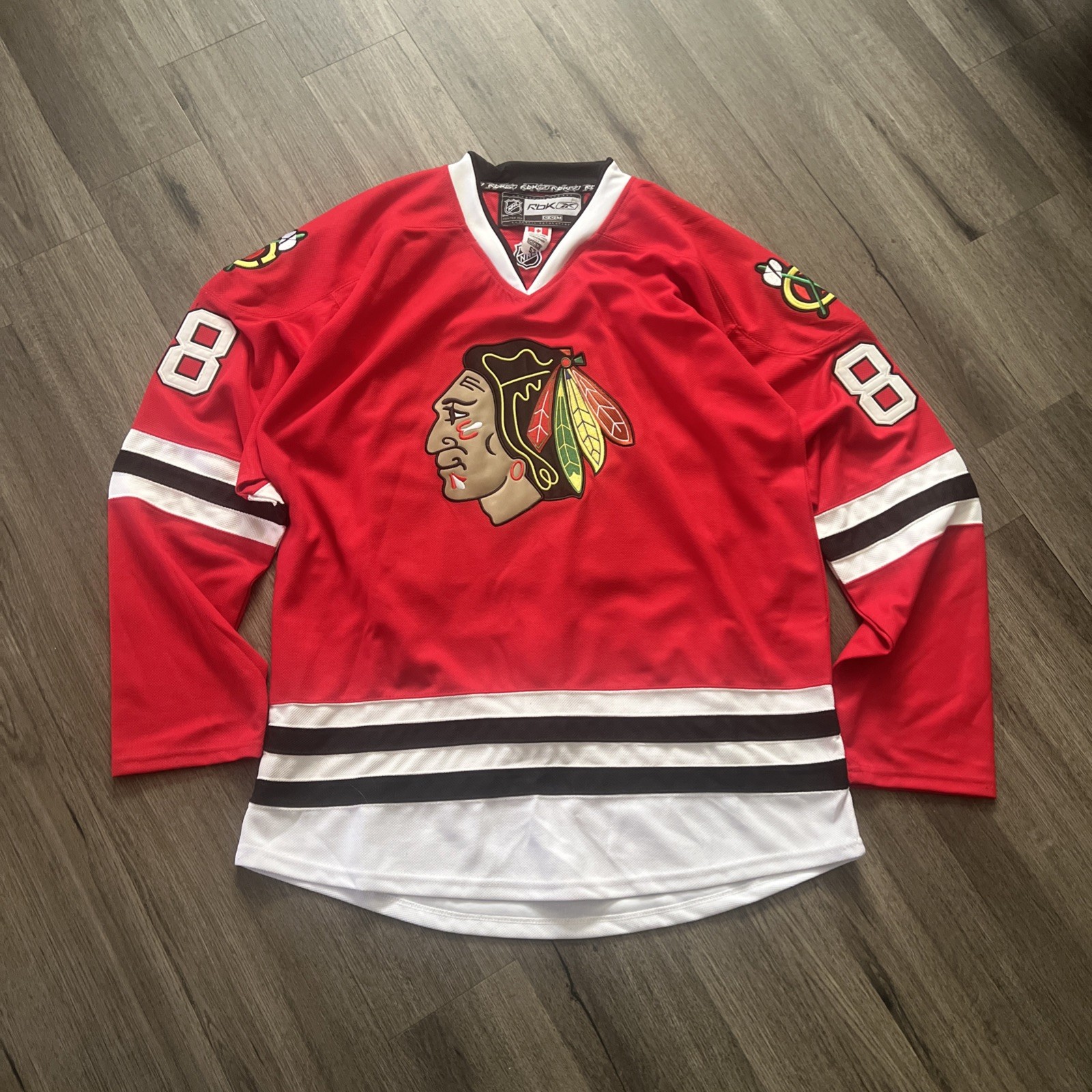 2010 Stanley Cup Reebok Edge Patrick Kane Jersey #88 size 52 Chicago Blackhawks 2010 Stanley Cup Reebok Edge Patrick Kane Jersey #88 size 52 Chicago Blackhawks