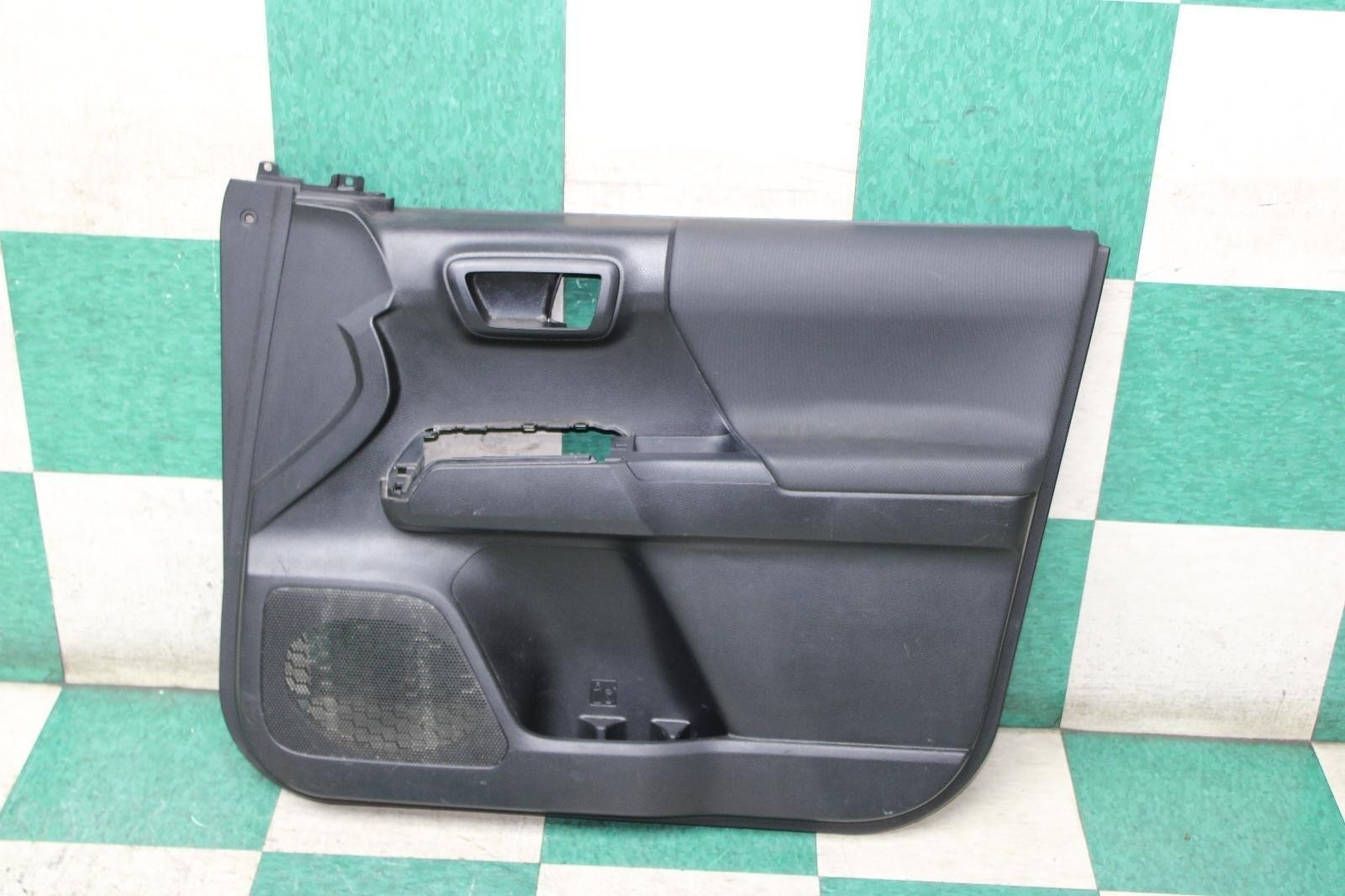 15-23 Tacoma Double Cab Gray Black RF Passenger Front Door Panel Armrest OEM OE