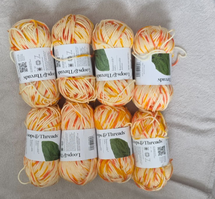 LOOPS AND THREADS LT YARN IMPECCABLE STRIPES MULTI Self Striping, 3.5oz, 1 skein LOOPS AND THREADS LT YARN IMPECCABLE STRIPES MULTI Self Striping, 3.5oz, 1 skein