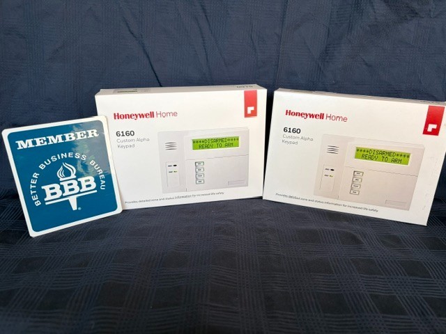 2 Honeywell 6160 Alpha Keypads, Newest Version,   Sold by \