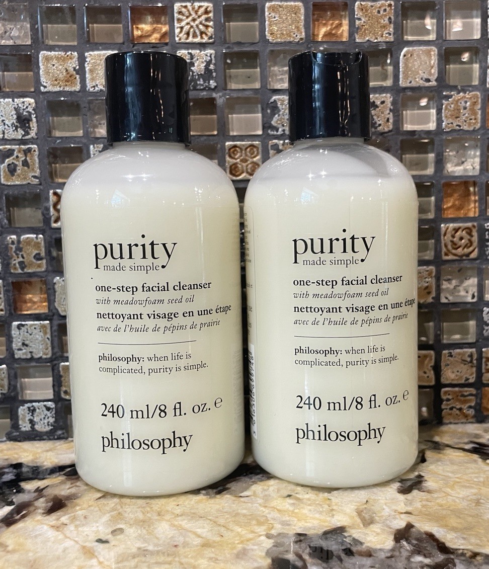 Bundle 2 Philosophy Purity Made Simple One-Step Facial Cleanser 8 fl.oz. each