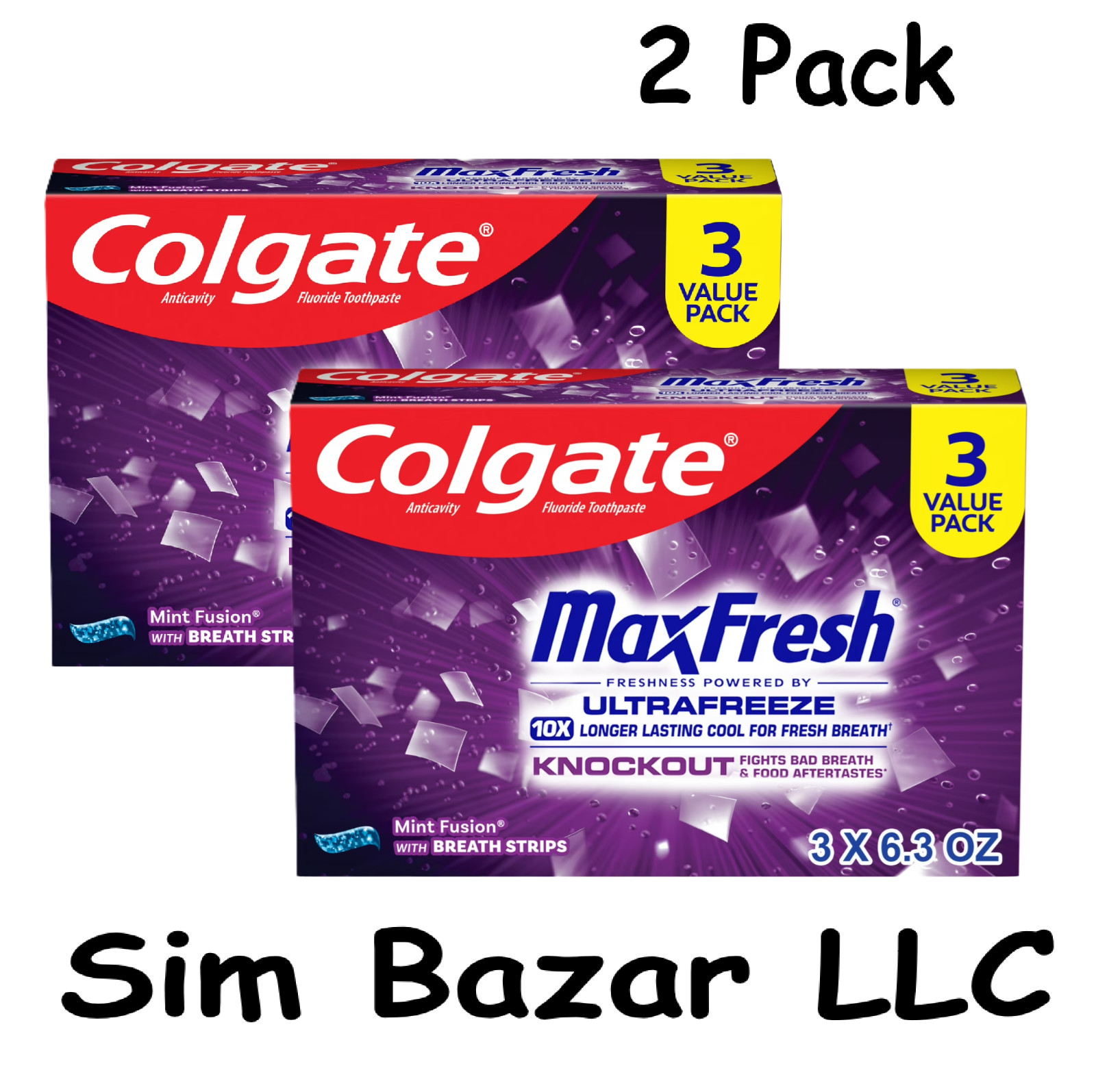 ( 2 PACK ) Colgate Max Fresh Knockout Toothpaste, Whitening Toothpaste ( 2 PACK ) Colgate Max Fresh Knockout Toothpaste, Whitening Toothpaste