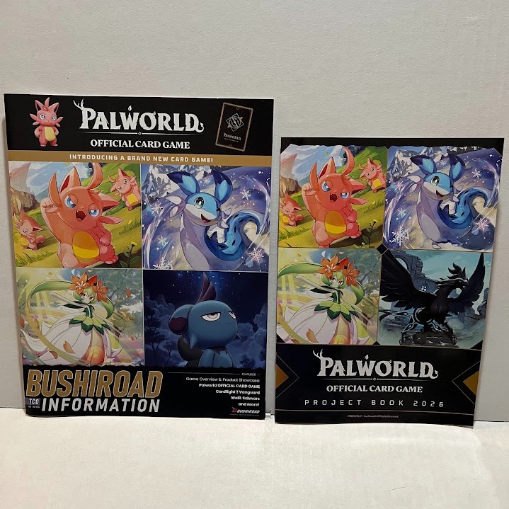 Palworld Official Card Game OCG TCG - Project Book 2026 Bushi Road Anime Expo Palworld Official Card Game OCG TCG - Project Book 2026 Bushi Road Anime Expo
