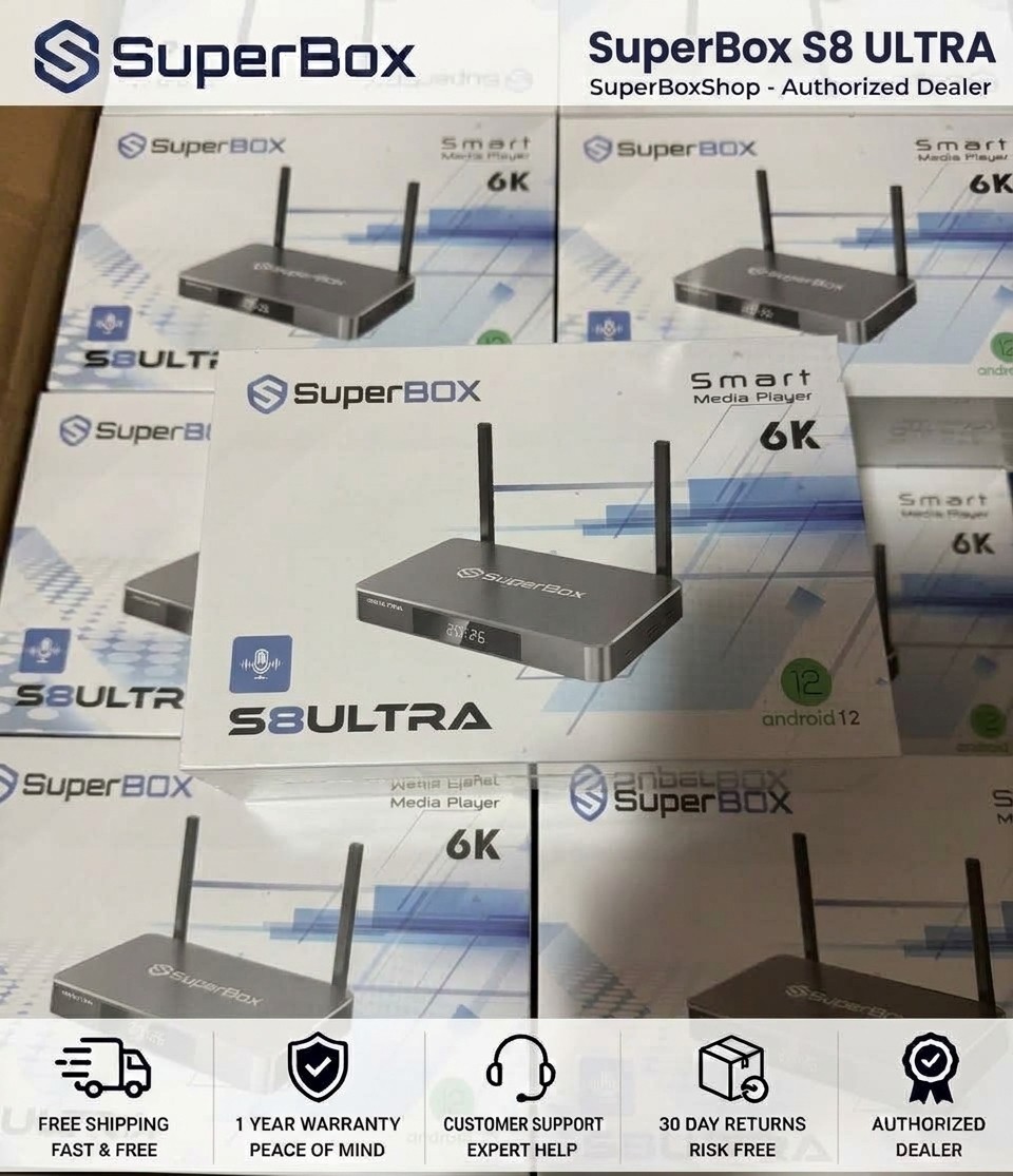 2027 SuperBox S8 ULTRA - Authorized Dealer - In Stock - Fast 