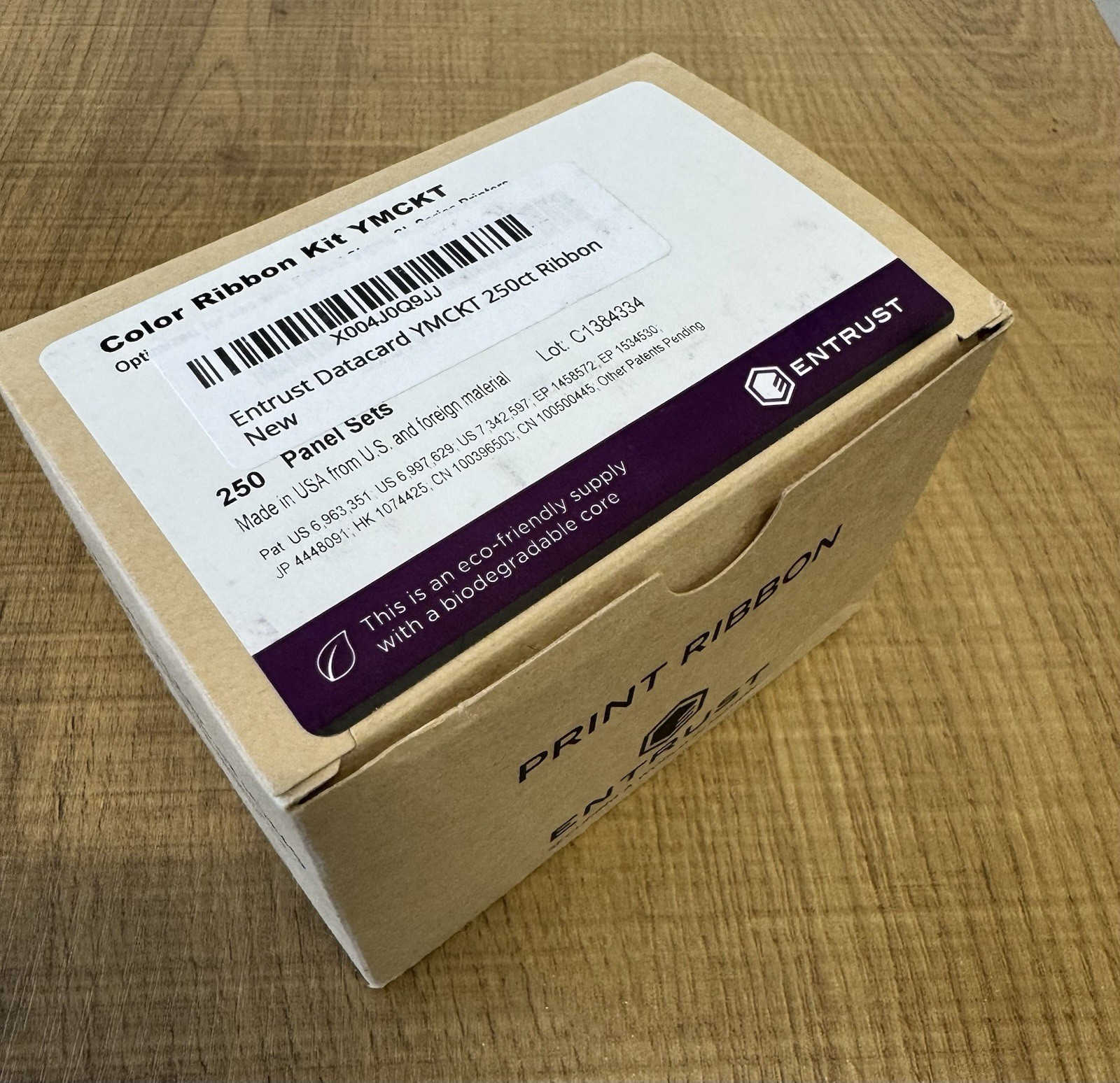 NEW ENTRUST DATACARD 525100-001-S100 YMCKT COLOR RIBBON