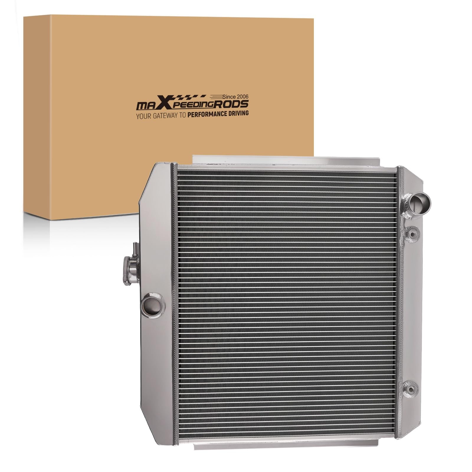 3 Row Core Radiator for Chevrolet Bel Air Del Ray Nomad 1955-57 4.3L CU5057 AT