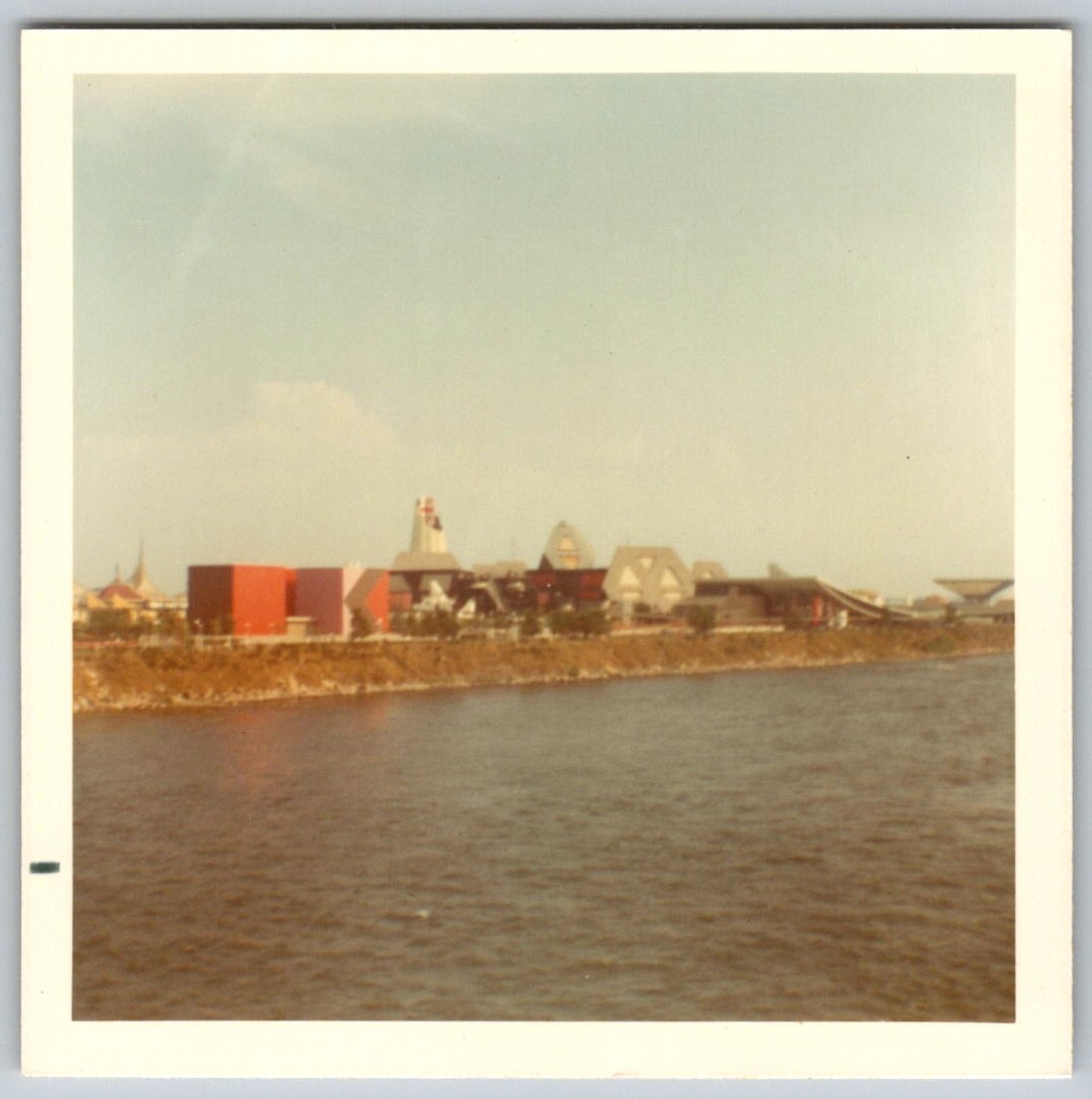 Vtg Color Snapshot Expo 67 Montreal World Fair Pavilions Saint Lawrence River Vtg Color Snapshot Expo 67 Montreal World Fair Pavilions Saint Lawrence River