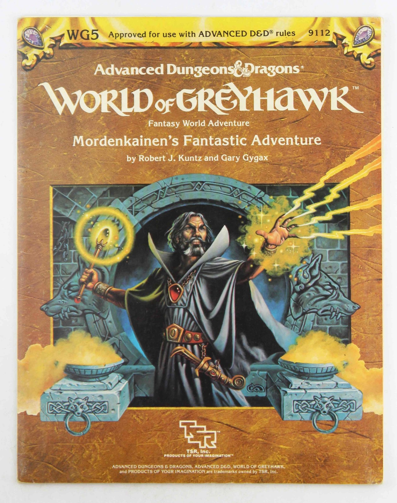 AD&D Greyhawk WG5 Mordenkainen\'s Fantastic Adventure VG TSR Robert J Kuntz, Gary
