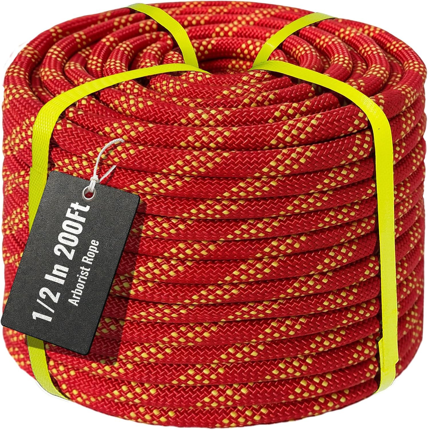 1/2 Inch Arborist Rope,3825Lbs-9000Lbs Double Braided Arborist Bull Rope for Tre 1/2 Inch Arborist Rope,3825Lbs-9000Lbs Double Braided Arborist Bull Rope for Tre