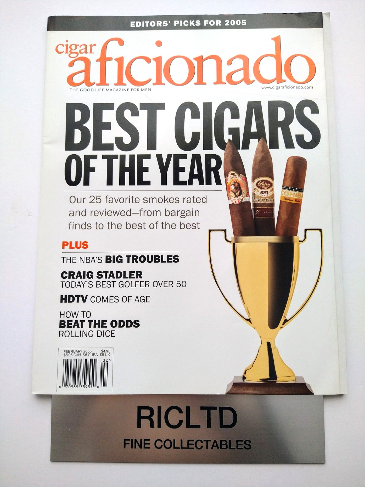 Cigar Aficionado Magazine Vintage/Feb 2005/BEST CIGARS OF THE YEAR