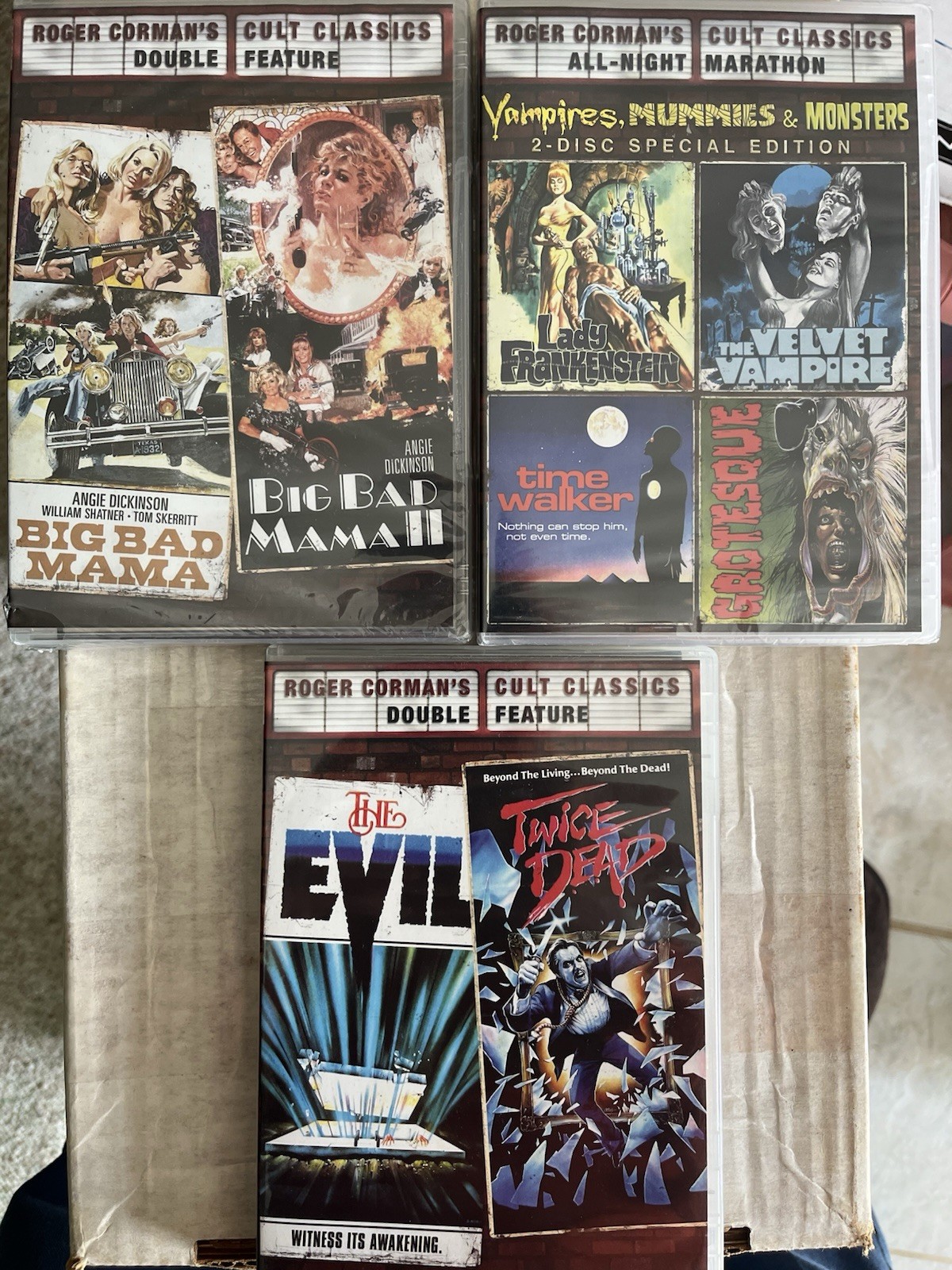 Roger Corman\'s Cult Classics LOT Of 3 DVD