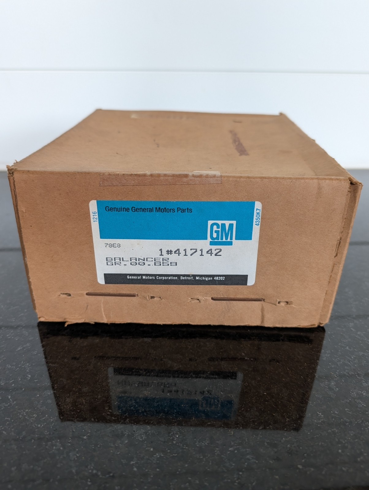 NOS Genuine GM Crankshaft Harmonic Balancer 417142 Vintage Engine Damper New