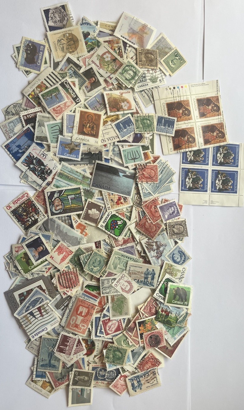 Worldwide Old Rare Huge Collection Including Canada & Australia Stamps 2.5+ Lbs