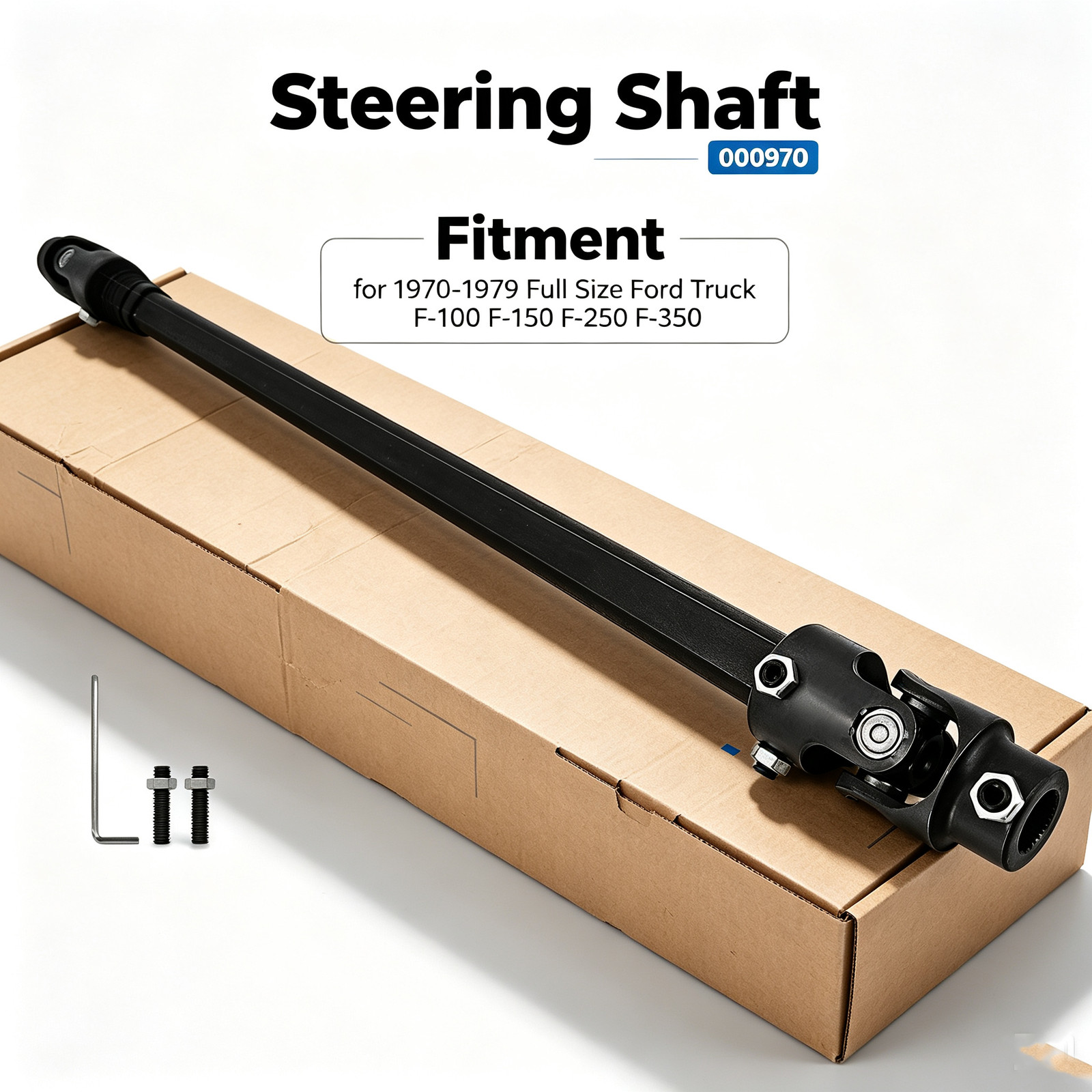 Steering Shaft for 1970-1979 Full Size Ford Truck F-100 F-150 F-250 F-350 000970