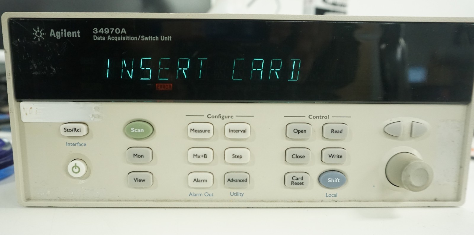 Vintage Agilent 34970A Data Acquisition / Switch Unit