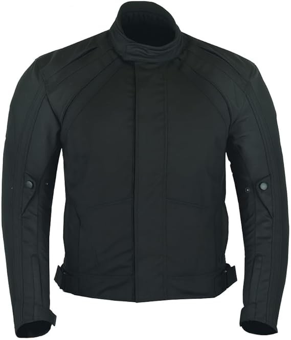 Motorcycle Jacket for Men, Weather Resistant Cordura Textile Fabric