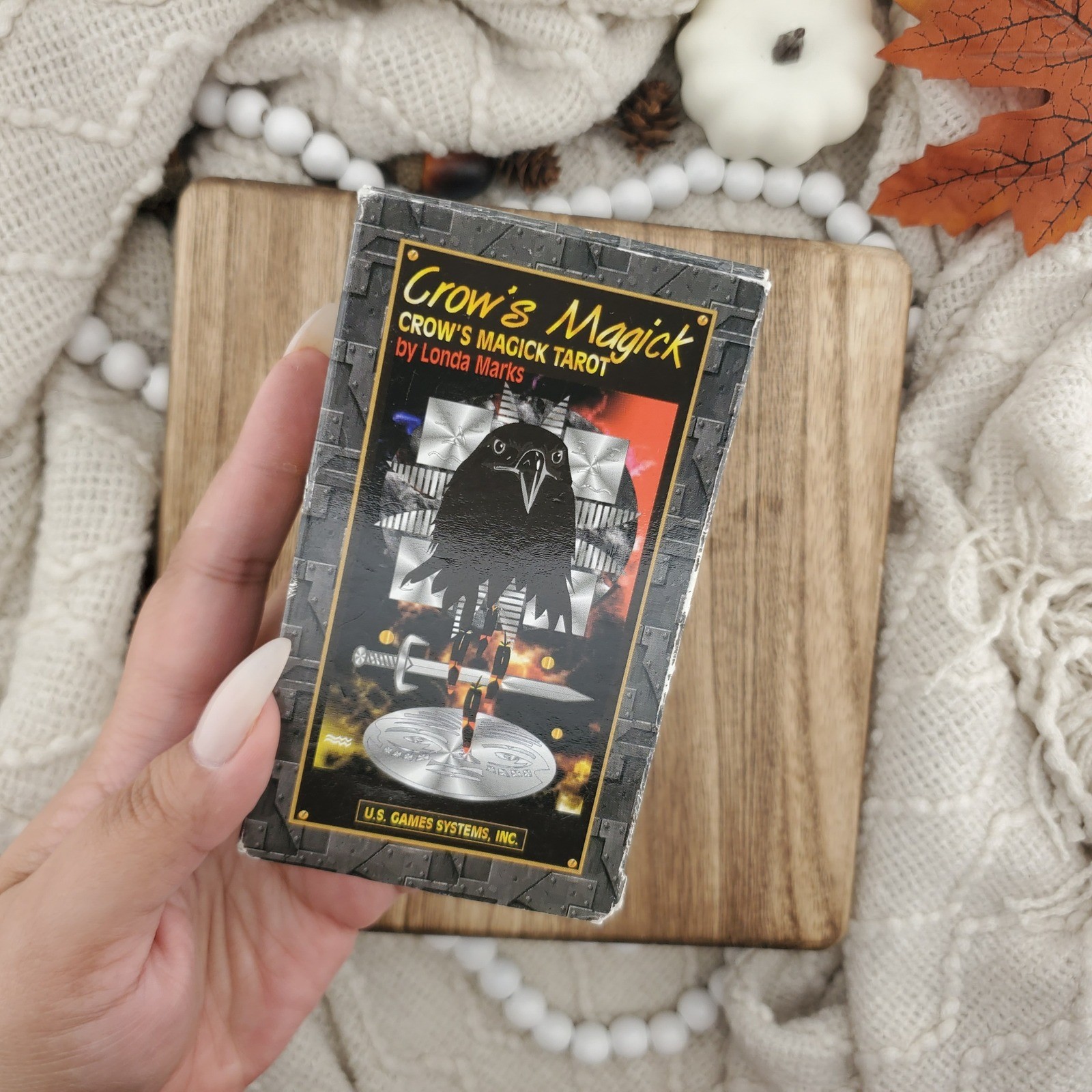 Crow's Magick Tarot Cards 78 Card Complete Deck 1998 Vintage Londa Marks