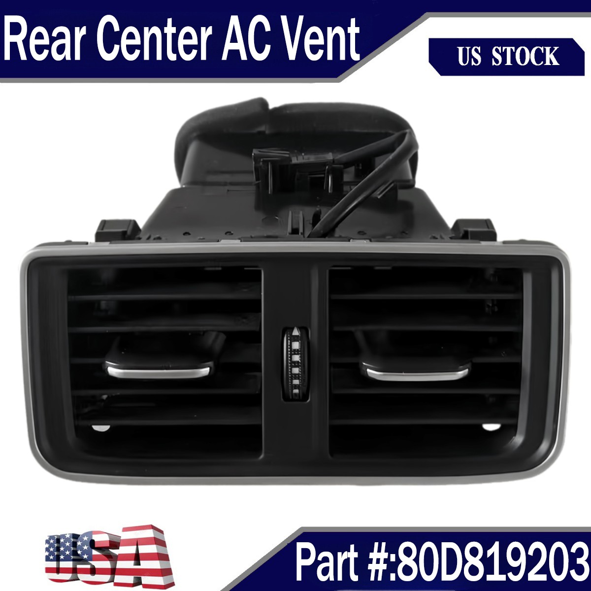 Fits For 2018-2023 Audi Q5 FY Rear AC Vent Panel Assembly 80D819203 NEW