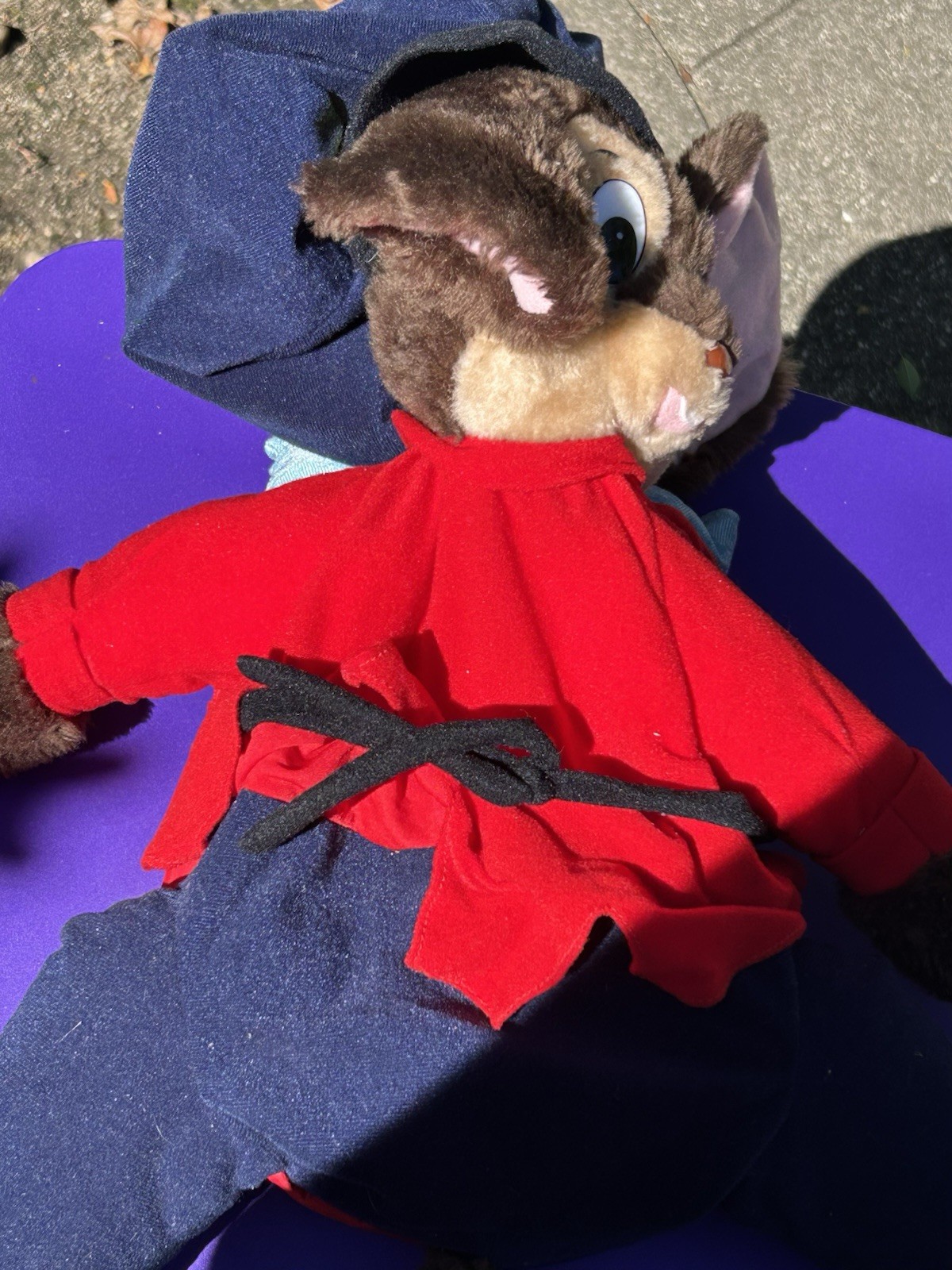 Vintage 1986 Fivel Mousekewitz Plush 22” American Tail Sears Caltoy Large