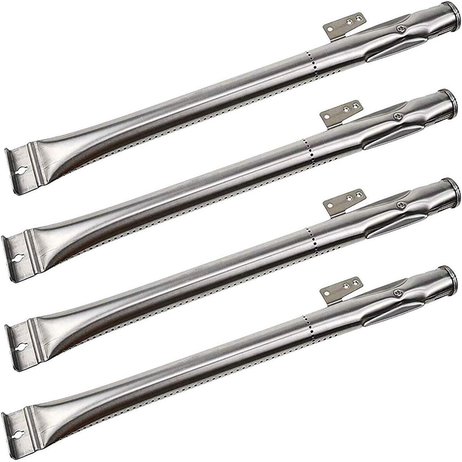Stainless Steel Grill Burner Tubes Replacement Gas Grill Burners 4 Pack