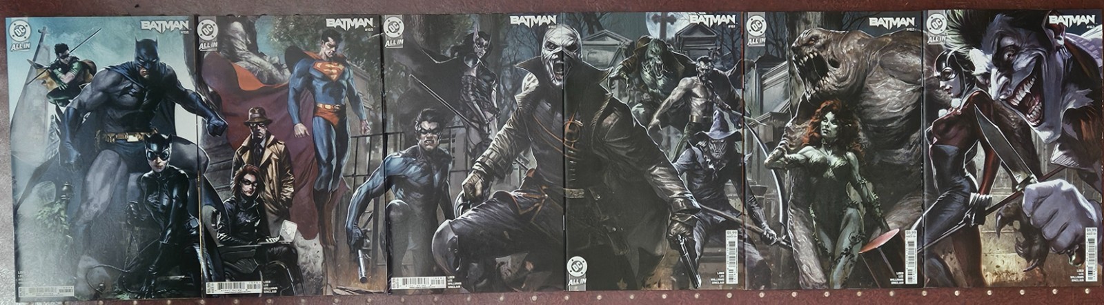 BATMAN #158-163 Gabrielle Dell'Otto Connecting H2SH HUSH2 Jim Lee SHIPS NOW