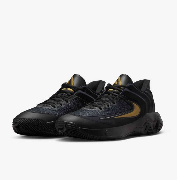 NIB MEN NIKE FQ3680 010 GIANNIS IMMORTALITY 4 SHOE BLACK/GOLD BASKETBALL SNEAKER
